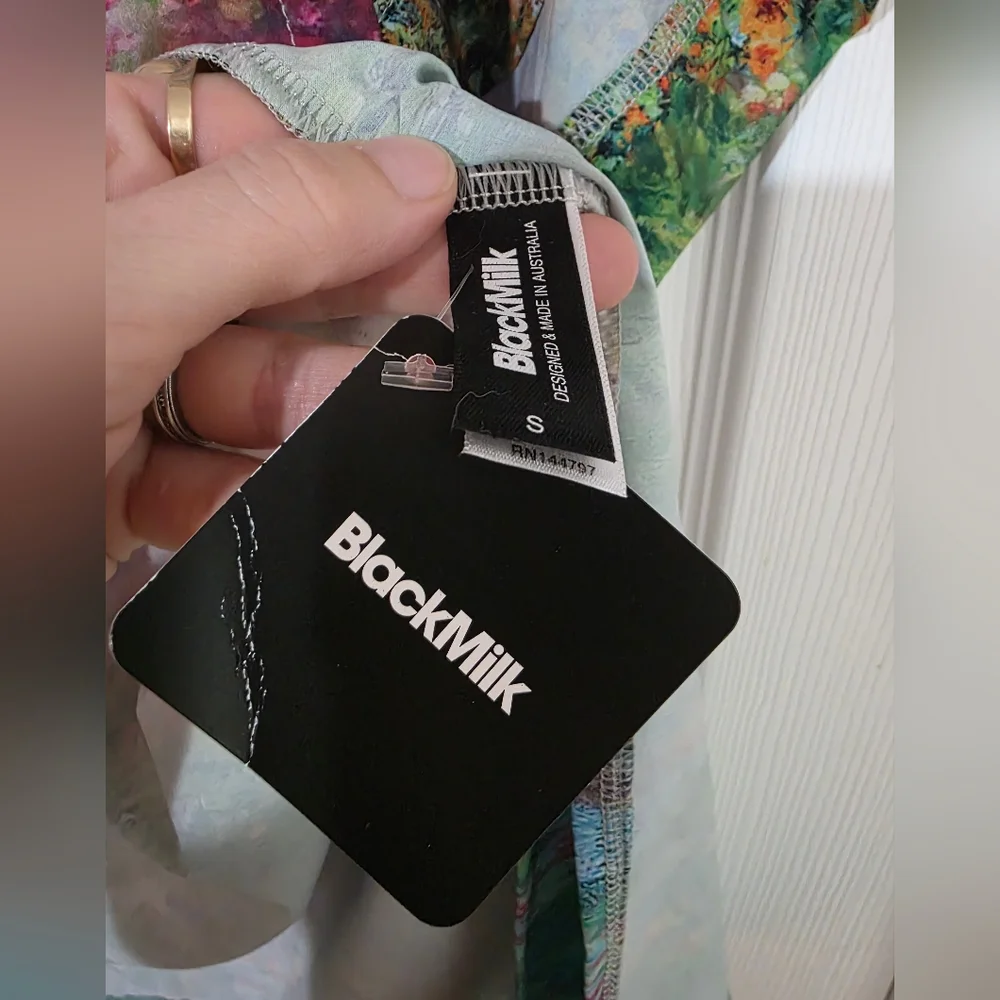 Floral Watercolor Kimono Cardigan - Multicolor Monet - Picture 4 of 8